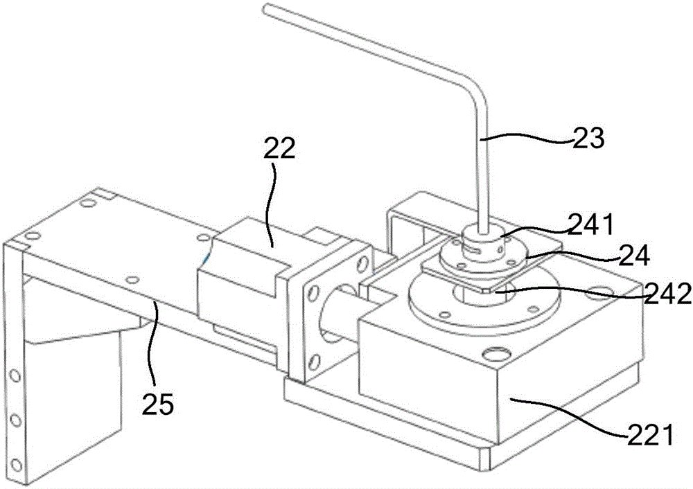 LED test device and light taking device