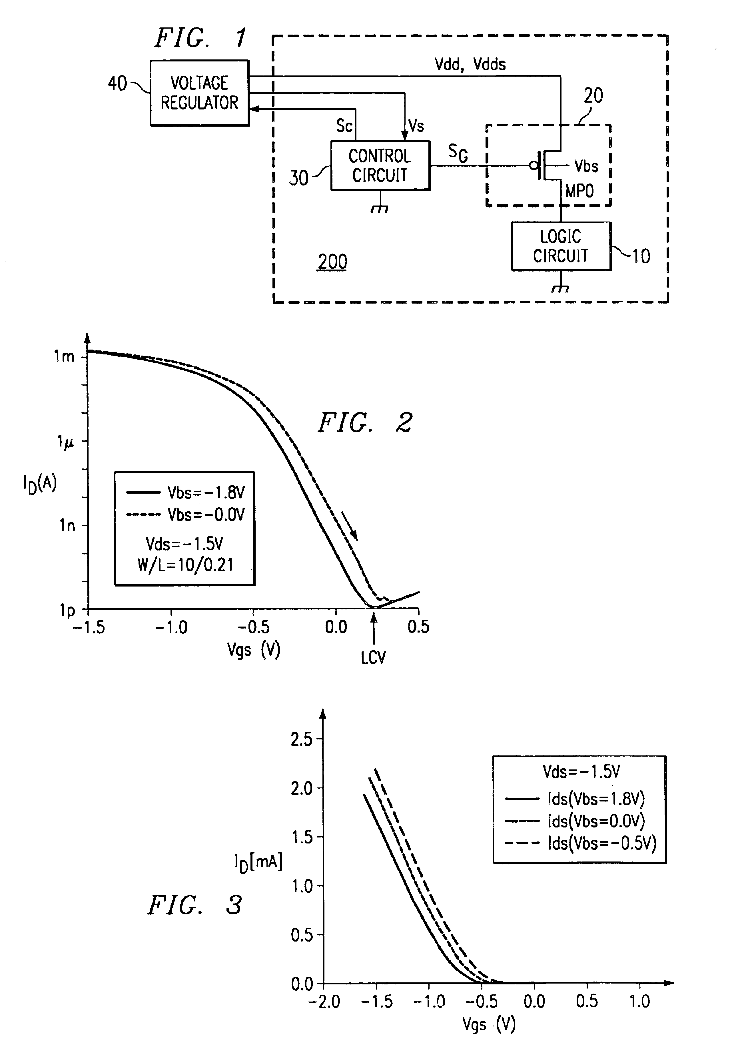 Suppressing the leakage current in an integrated circuit