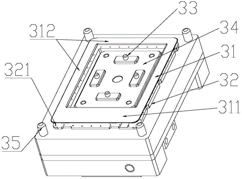 Pneumatic type bubble-prevention assembling clamp