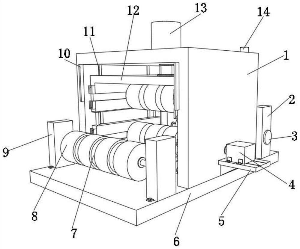 Rolling production equipment for cable production