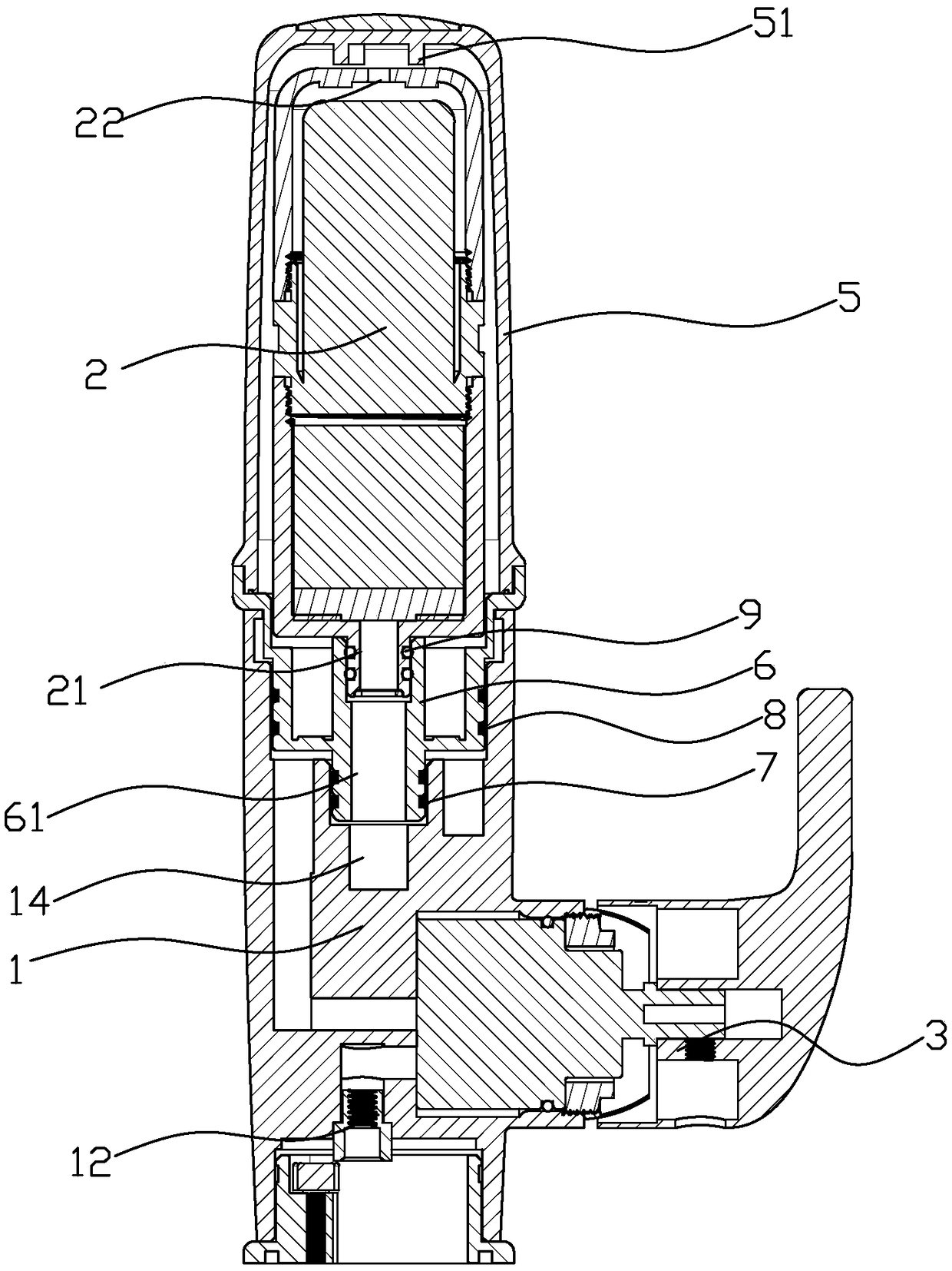 Water treatment intelligent water filtration faucet with detector