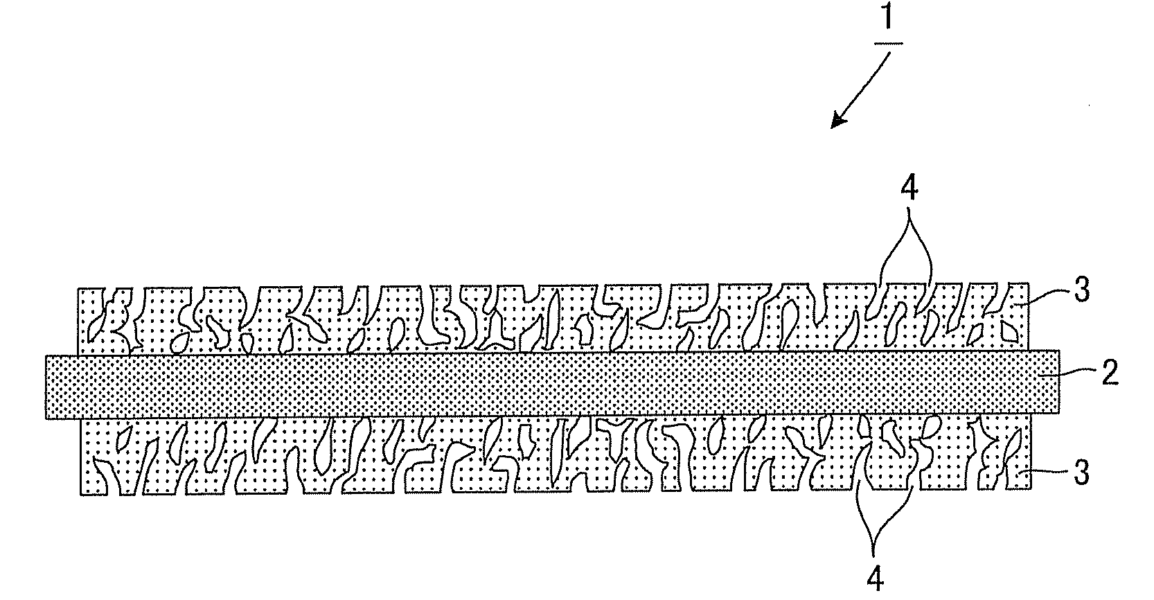 Solid electrolyte structure for all-solid-state battery, all-solid-state battery, and their production methods