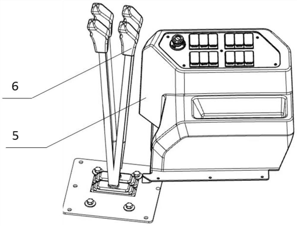 Loader cab layout method based on ergonomics and cab