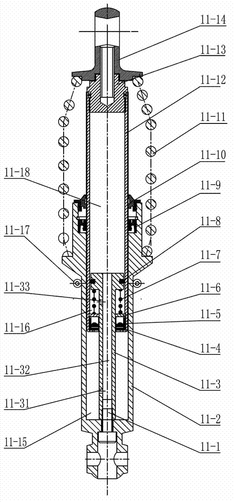 Improved type front shock absorption device of tricycle