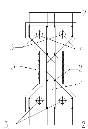Cast-in-place post-tensioning method-based I-shaped support pile and manufacturing method of support pile