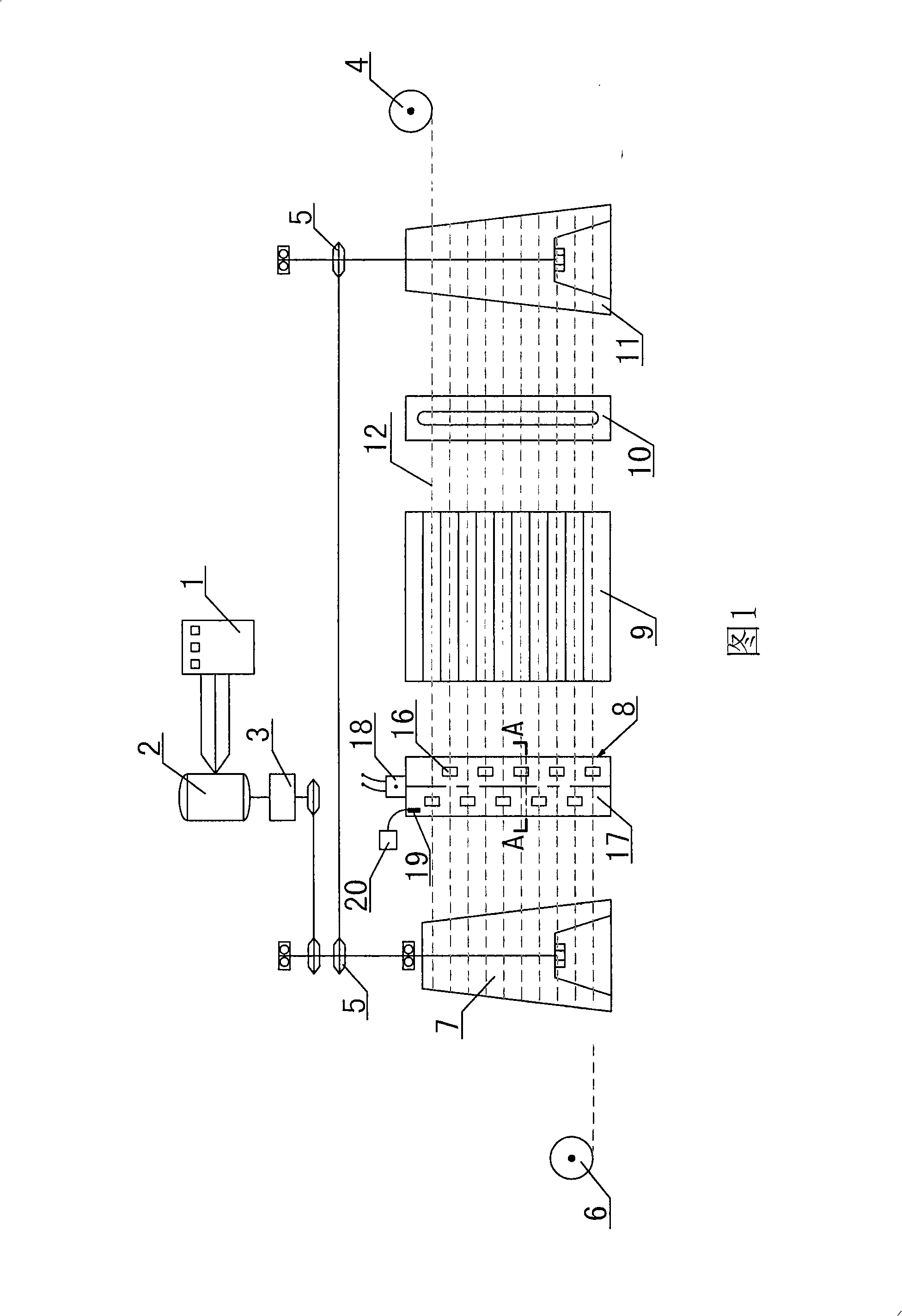 Novel technique of tungsten-molybdenum wire drawing and wire drawing device thereof