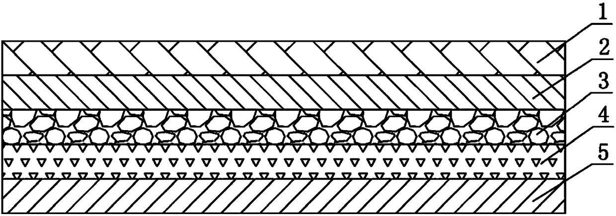 Water transfer film with concave and convex effects and preparation method thereof