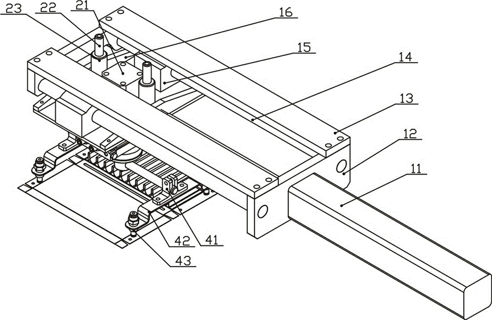 Automatic taking device for ampoule paper boxes