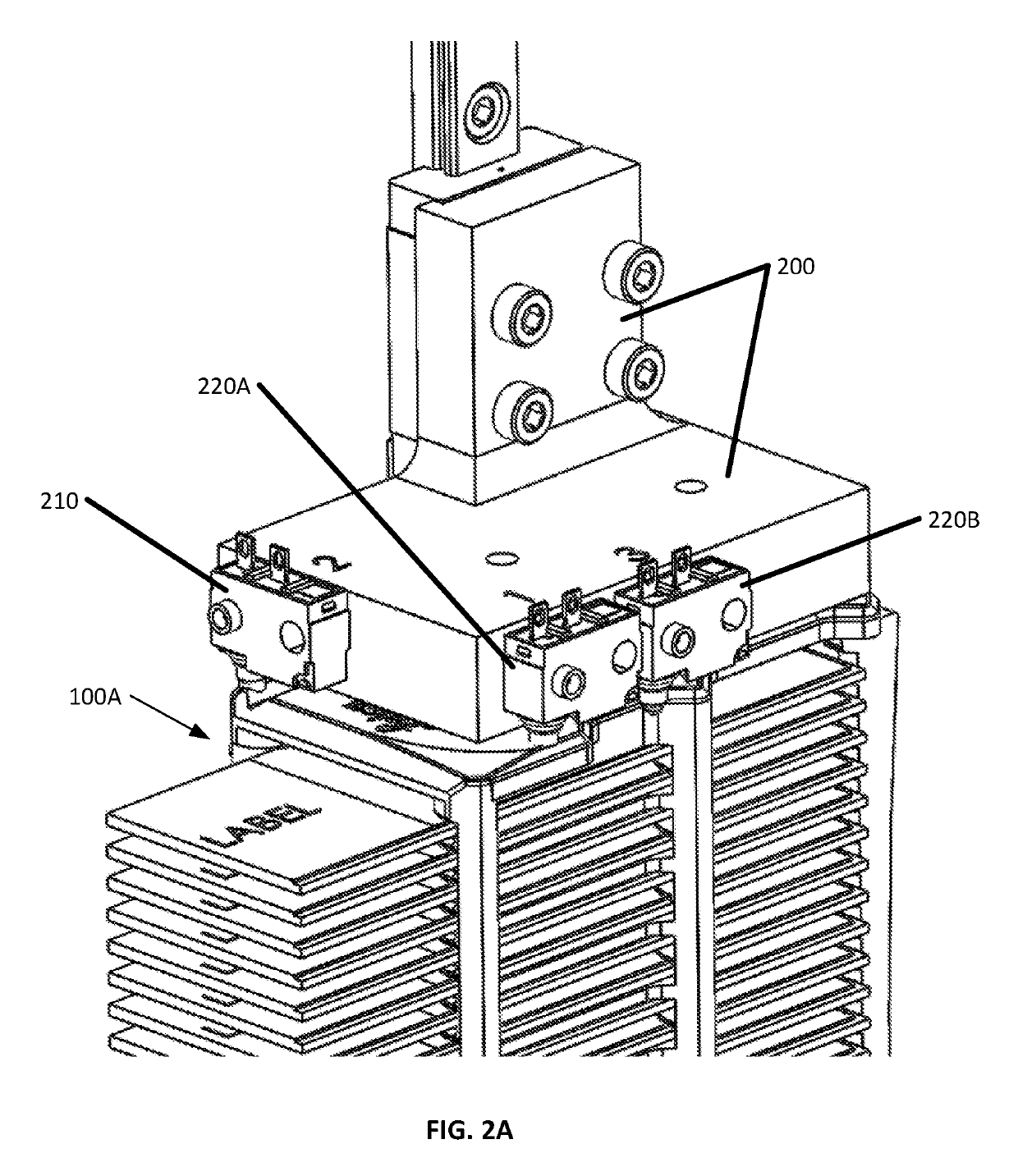 Slide rack determination system