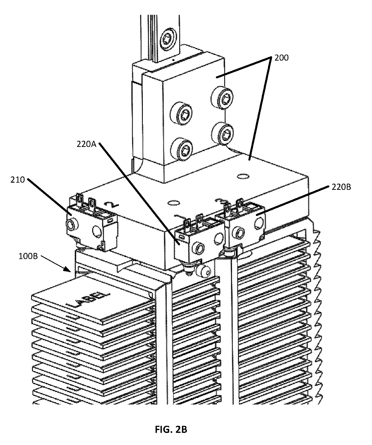 Slide rack determination system