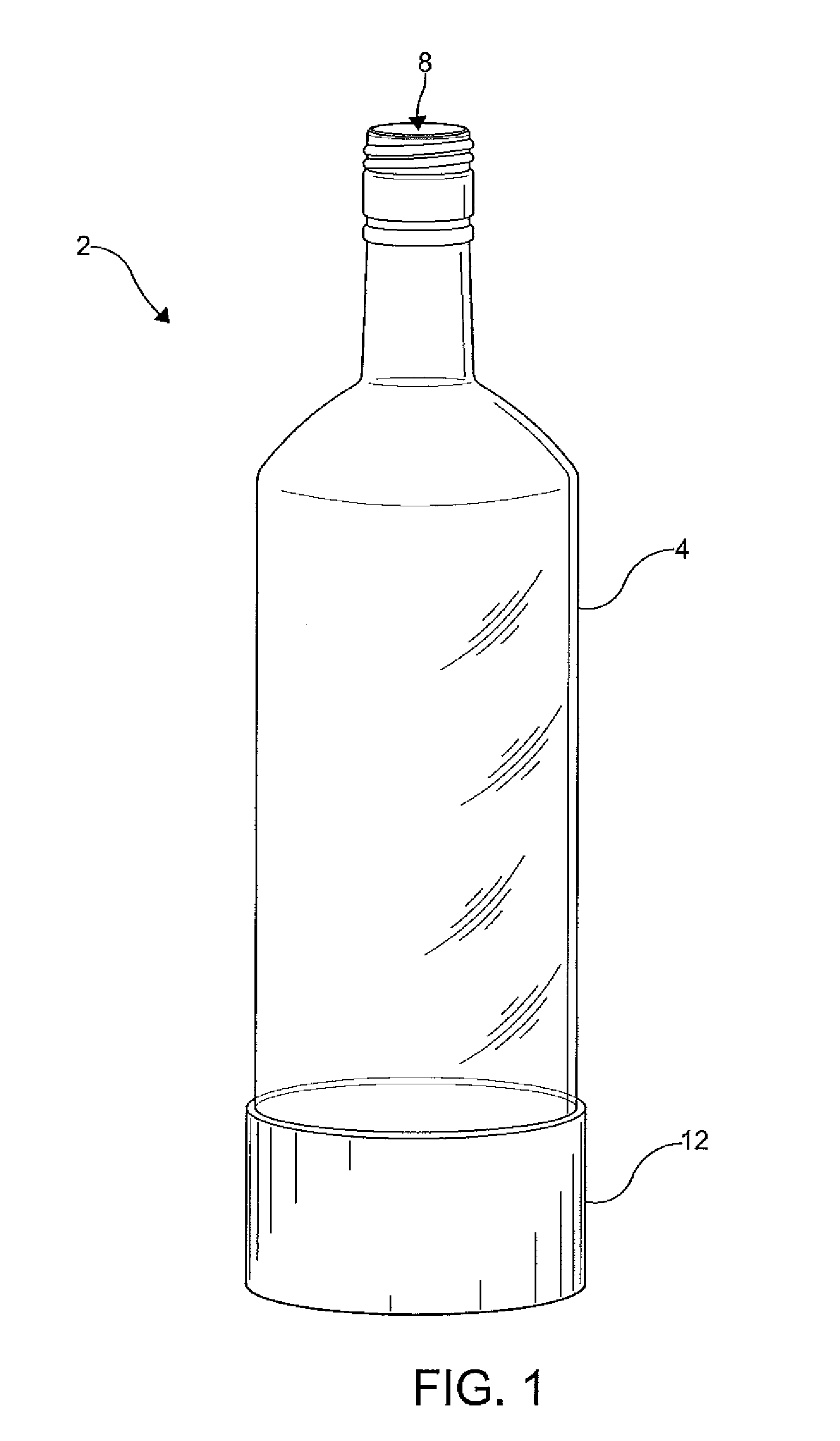 Light-emitting container