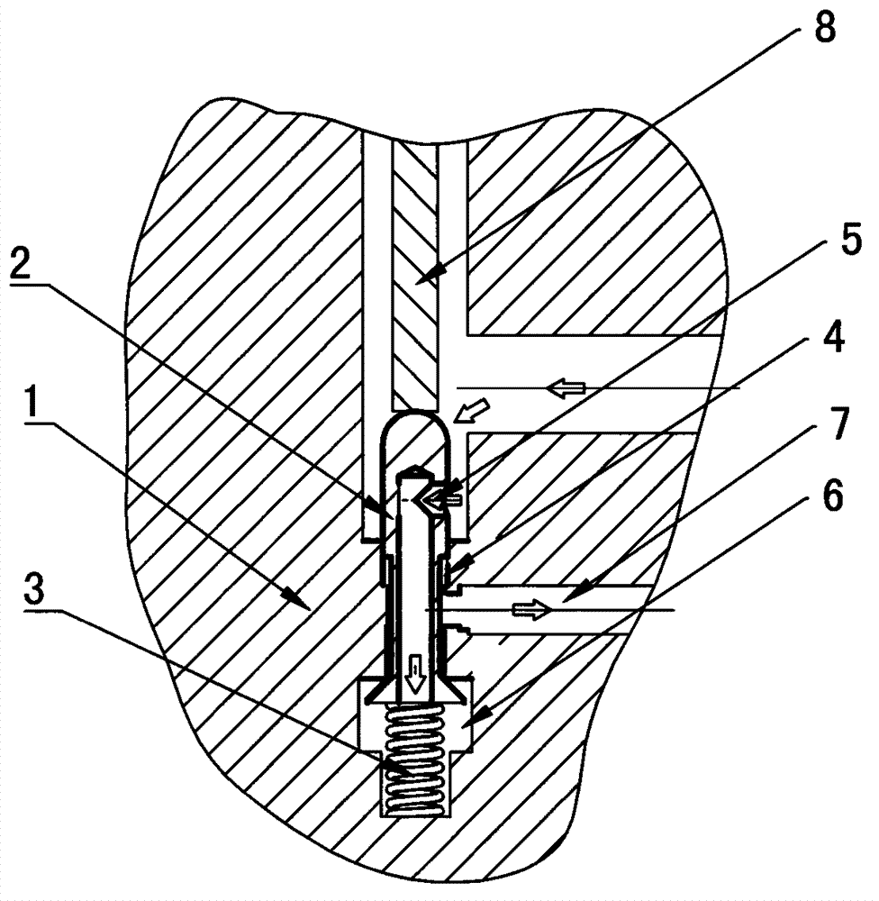 Stress-free valve body structure