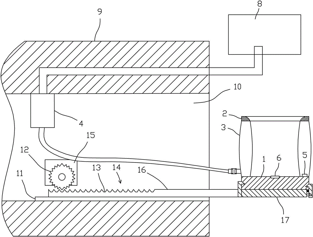 Device for placing cup in automobile