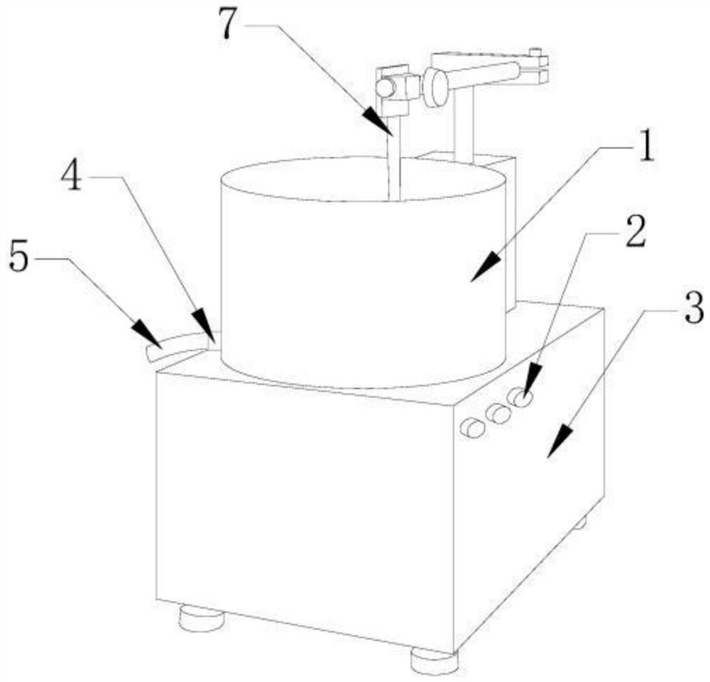An ink cartridge bottom scraping and stirring system
