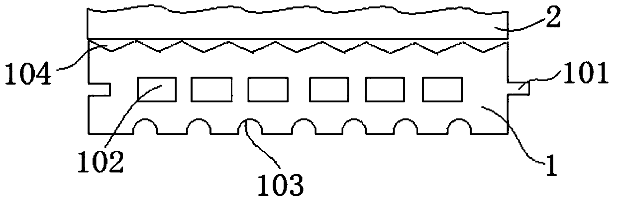 A double-layer composite floor