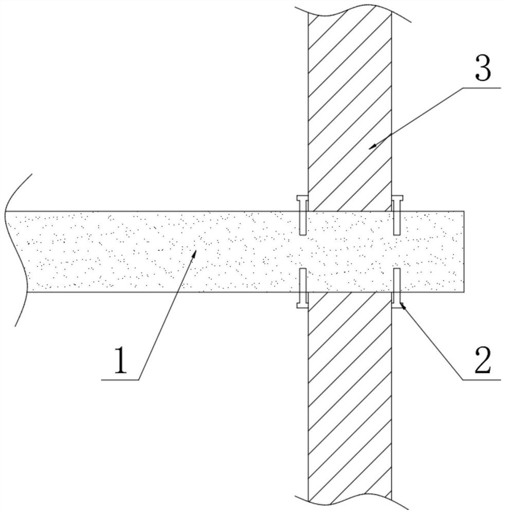 Field prefabricated wallboard mounting structure