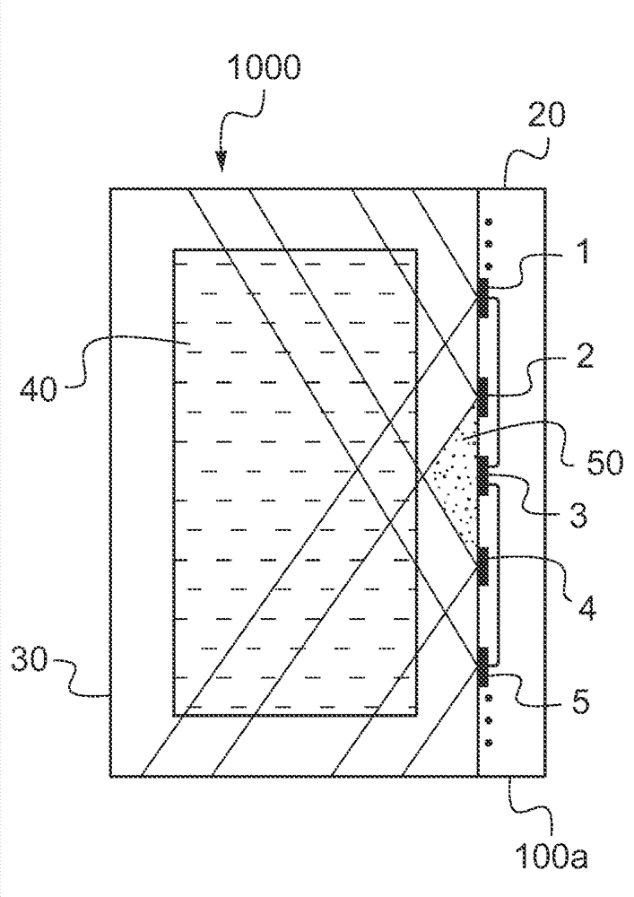 Module comprising light-emitting diodes and illuminated glazing including such a diode module