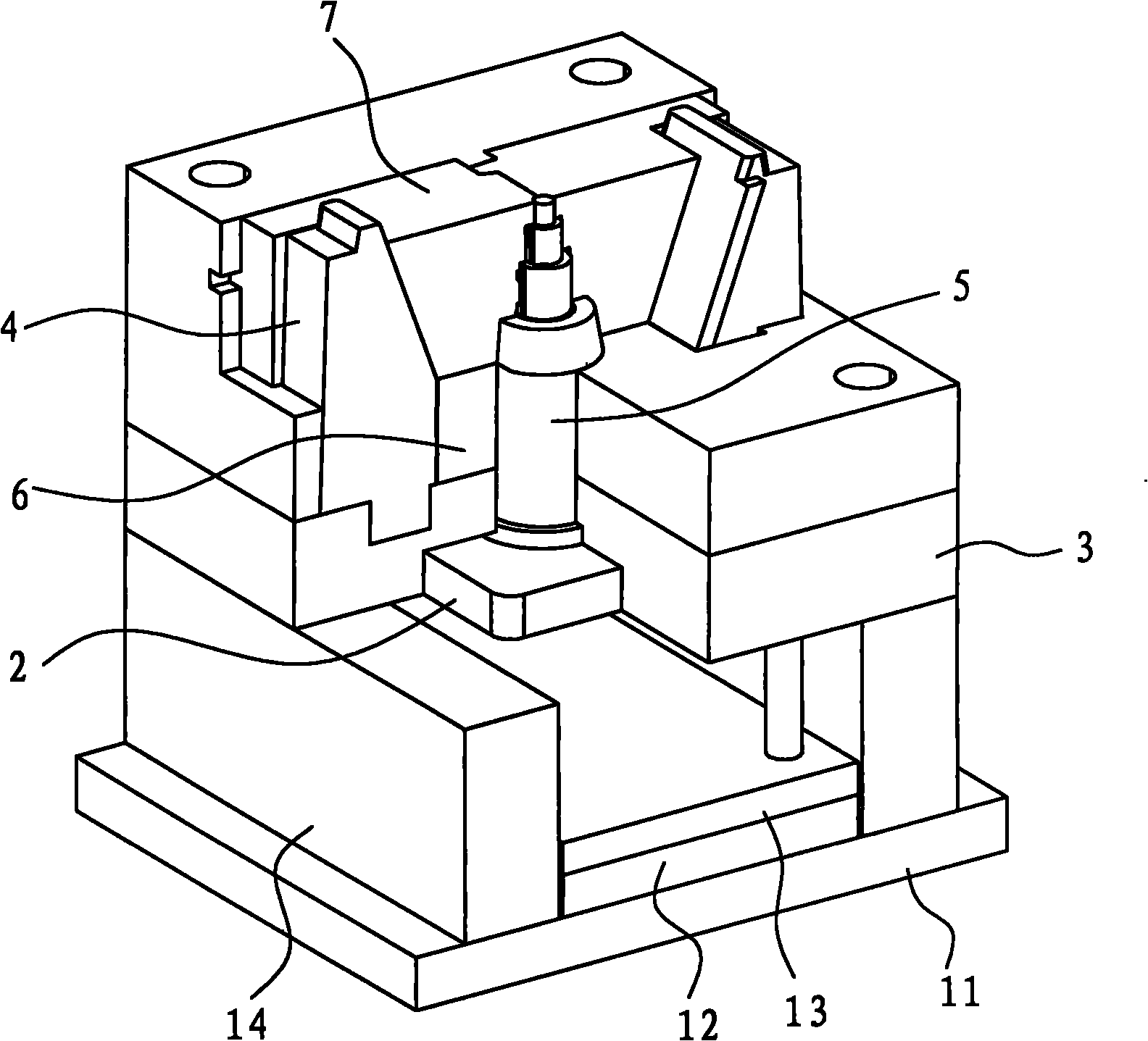 Lens barrel forming mold