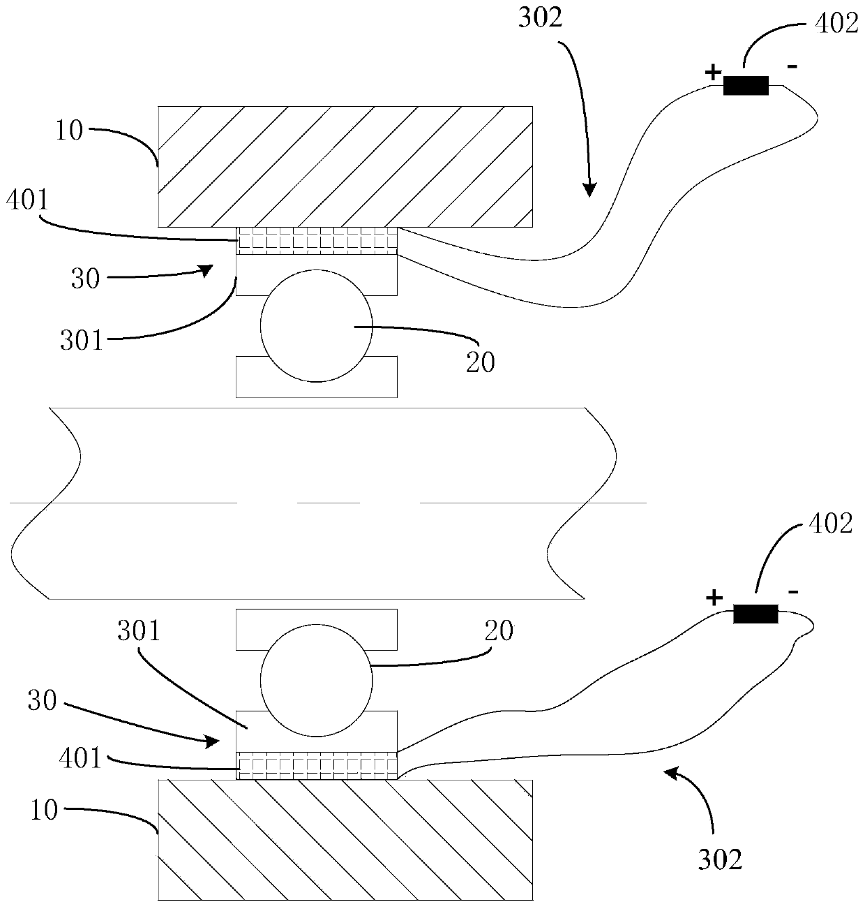 Standby bearing device of magnetic suspension bearing system