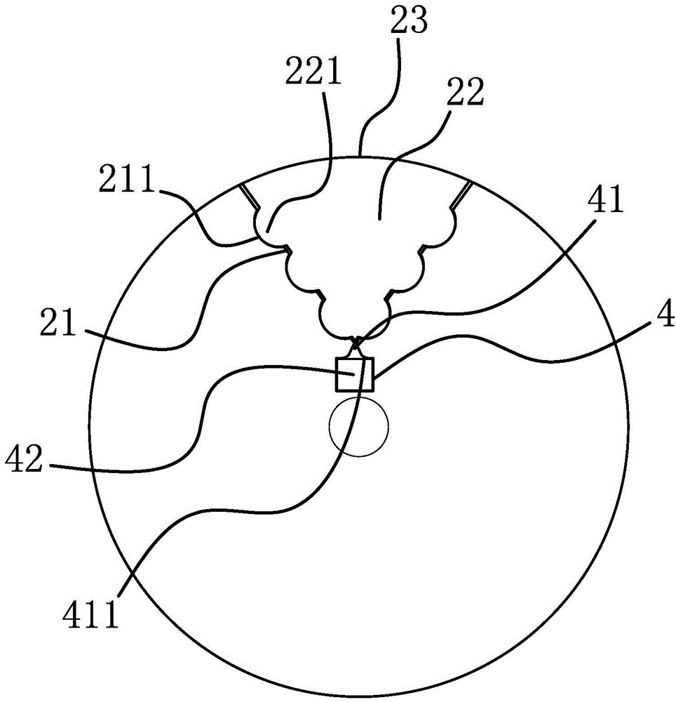 Winding device suitable for silk semi-finished products