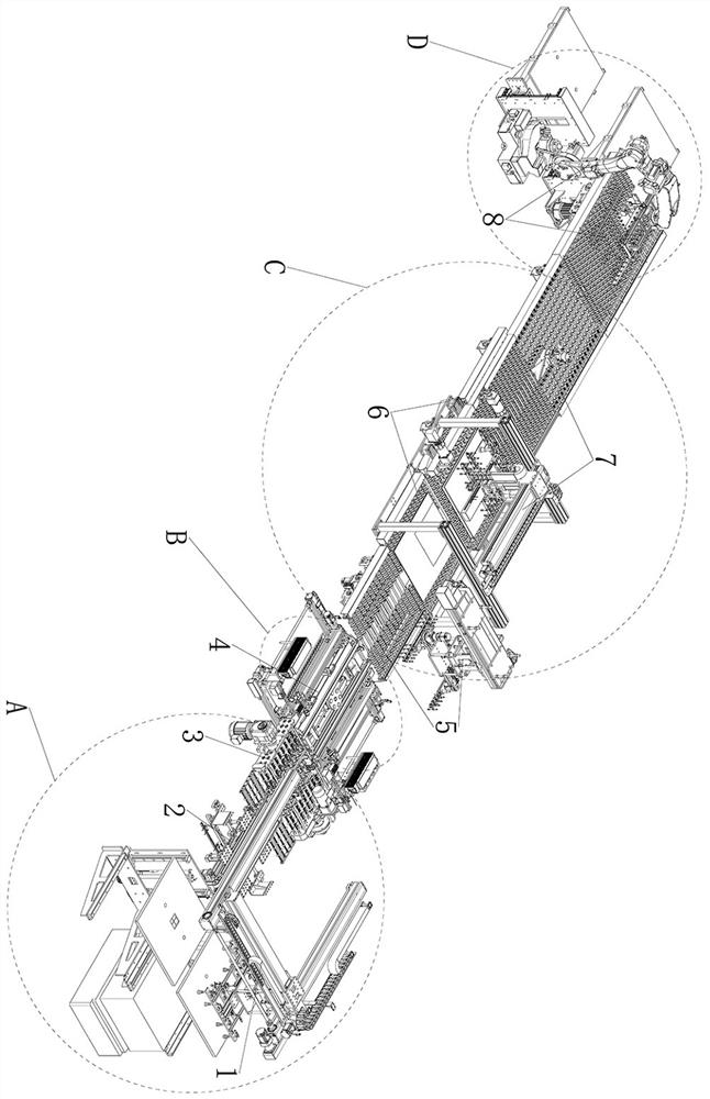 Full-automatic PIN dismounting method and device