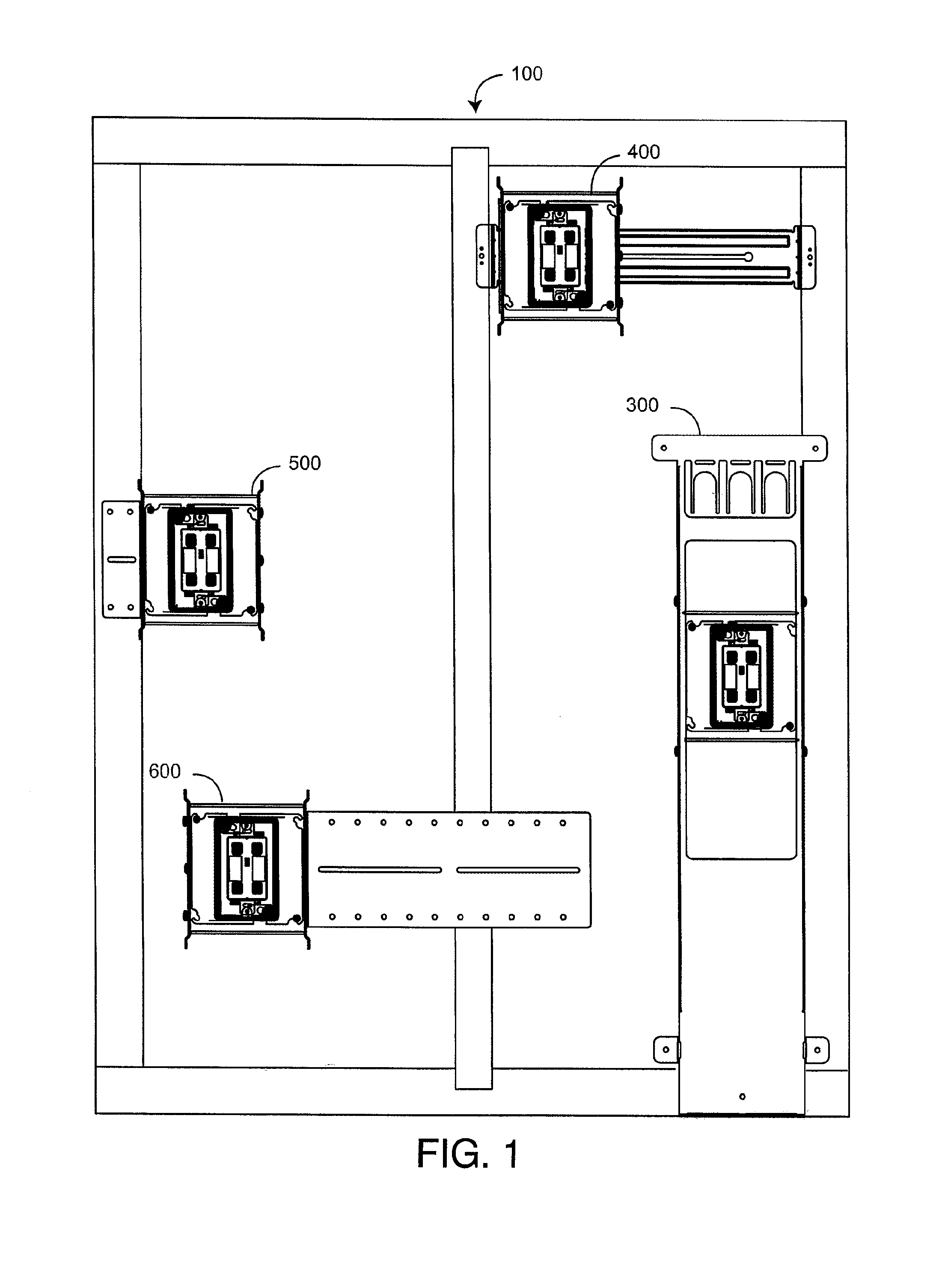 Universal electrical wiring component