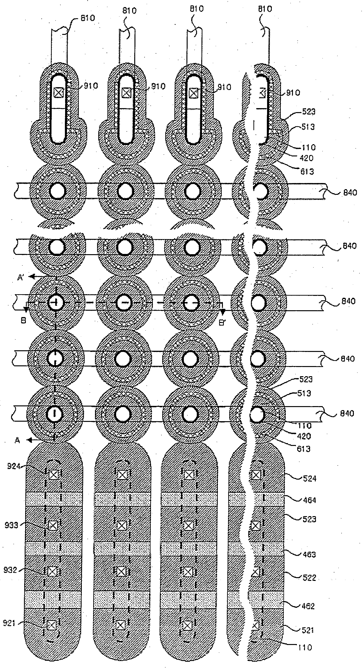 Memory cell unit, nonvolatile semiconductor storage device including memory cell unit, and memory cell array driving method