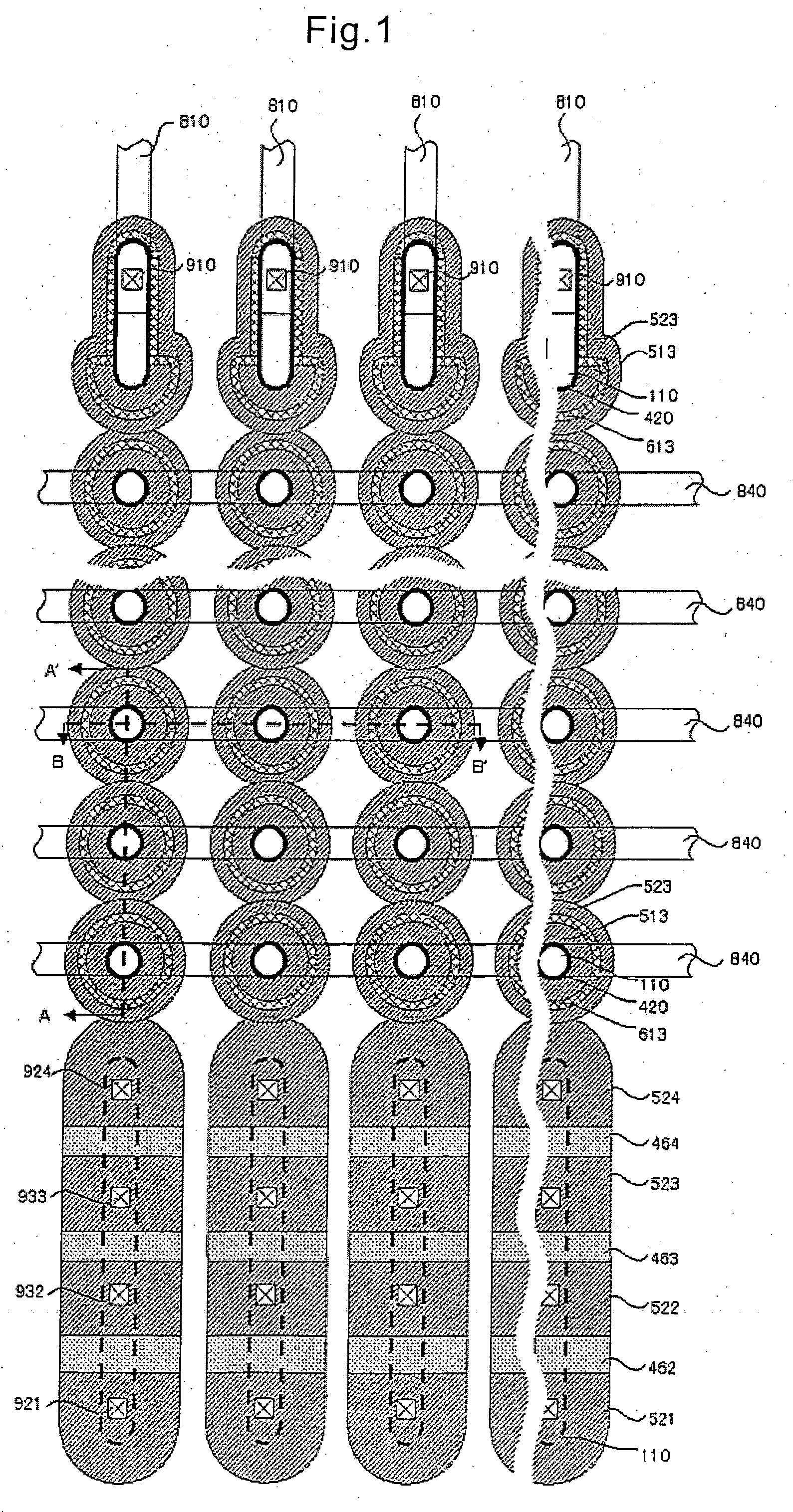 Memory cell unit, nonvolatile semiconductor storage device including memory cell unit, and memory cell array driving method