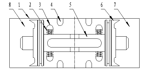 Mechanical self-locking device of TKH series change-over switch