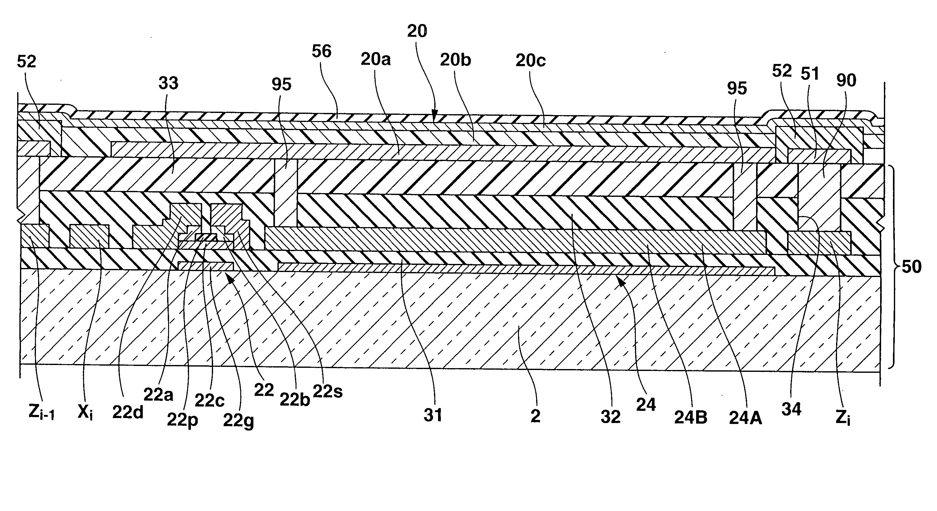 Transistor array substrate and display panel