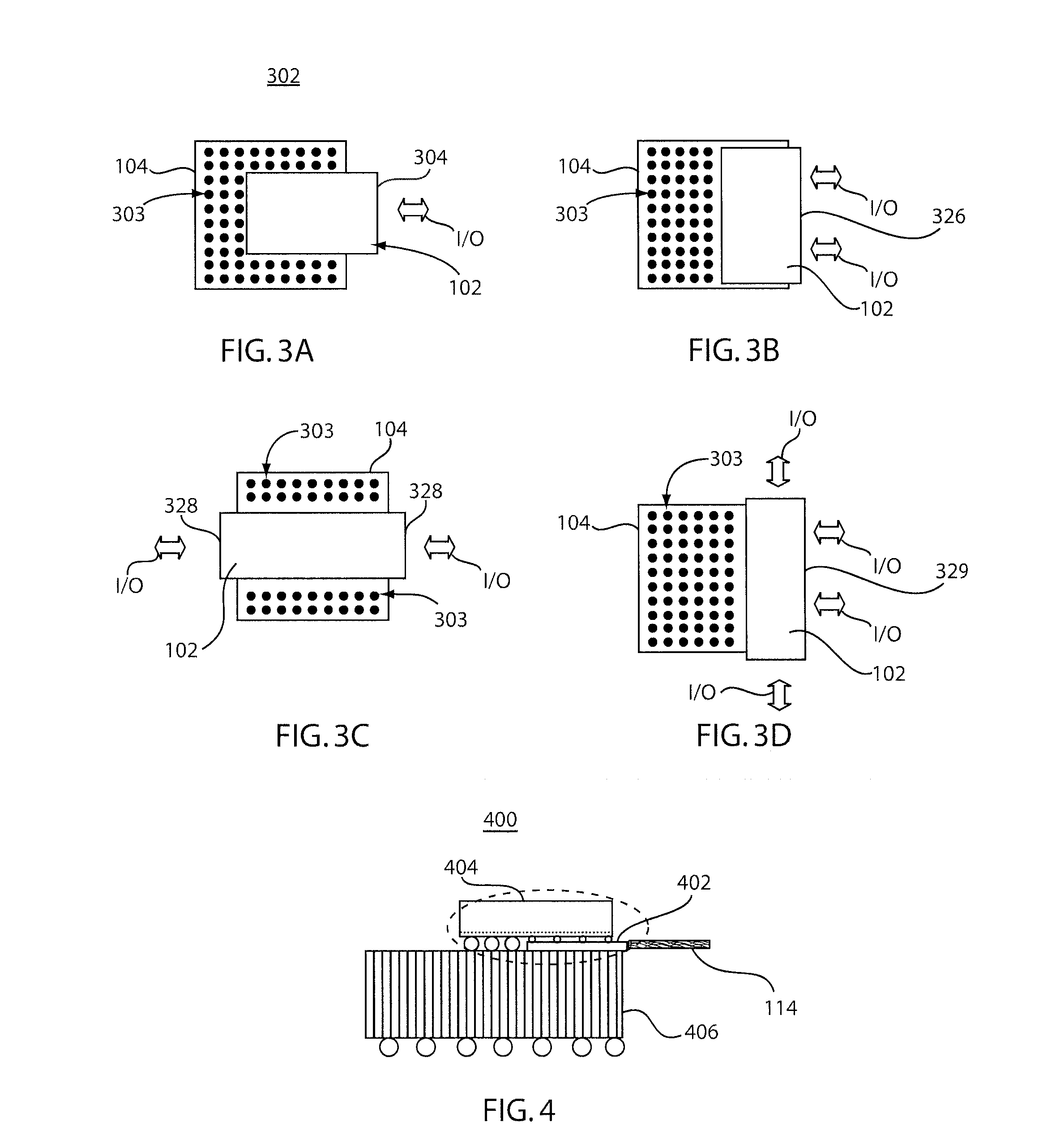 Flip-chip packaging for dense hybrid integration of electrical and photonic integrated circuits