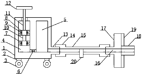 Household dredging device for sewer pipe
