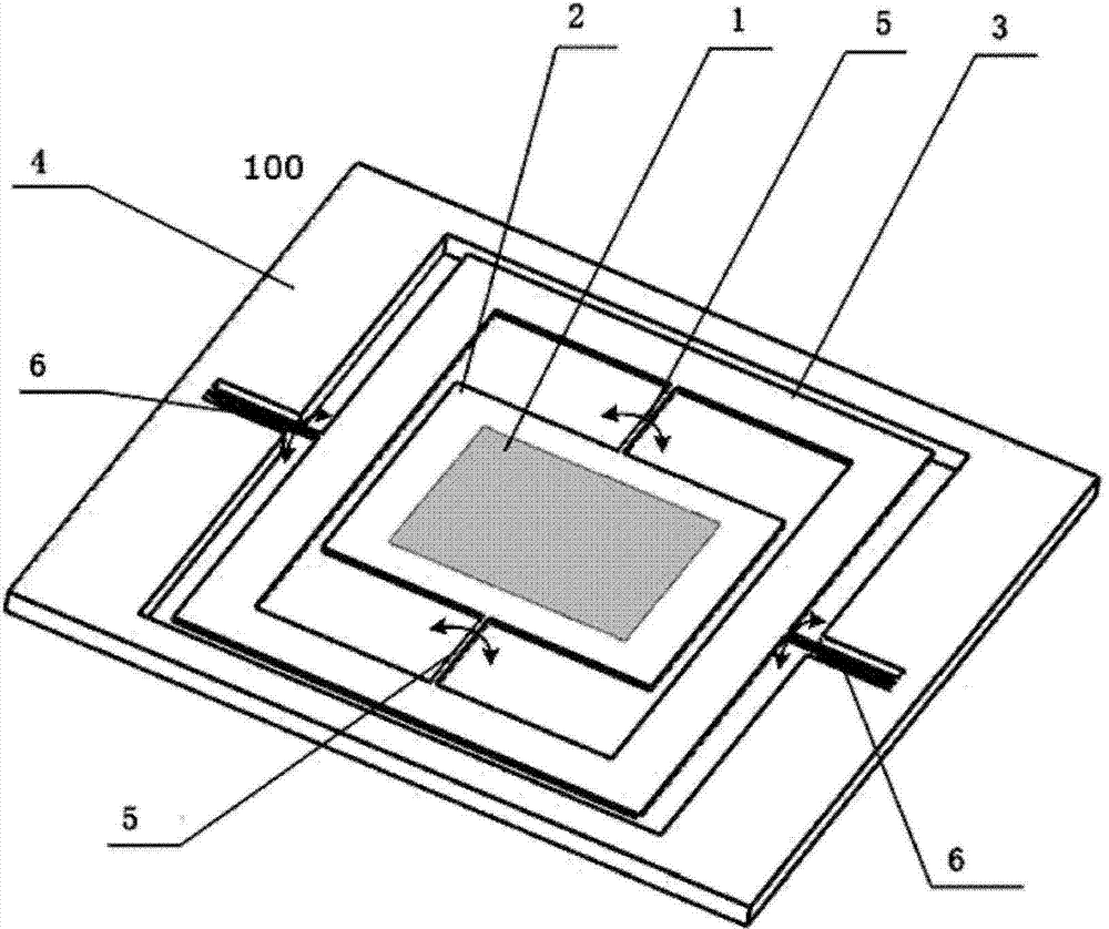 Electromagnetic-driven miniature two-dimensional scanning mirror device
