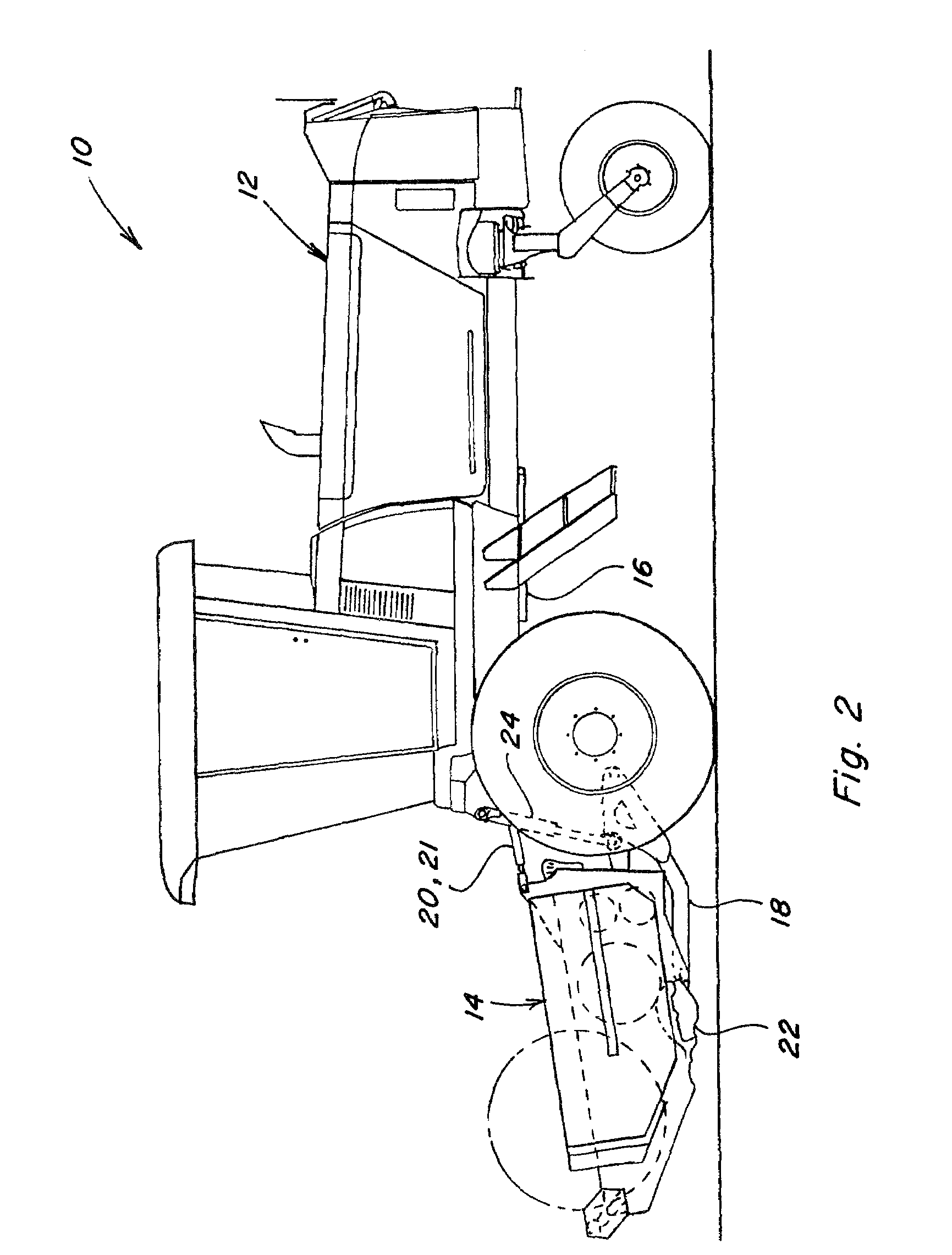 Header flotation and lift system with dual mode operation for a plant cutting machine