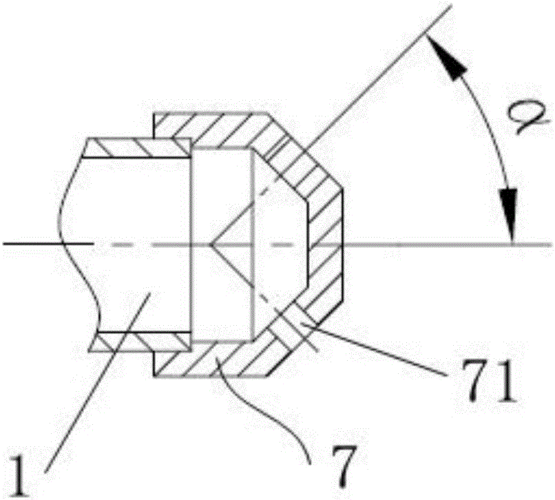 Double-rotational-flow flat flame burner