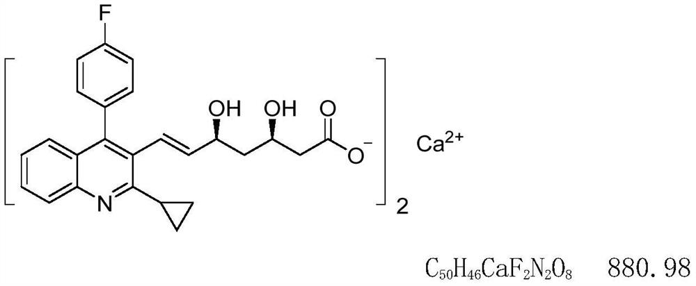 Analysis method for quantitatively detecting nitrogen and oxygen impurities in pitavastatin calcium