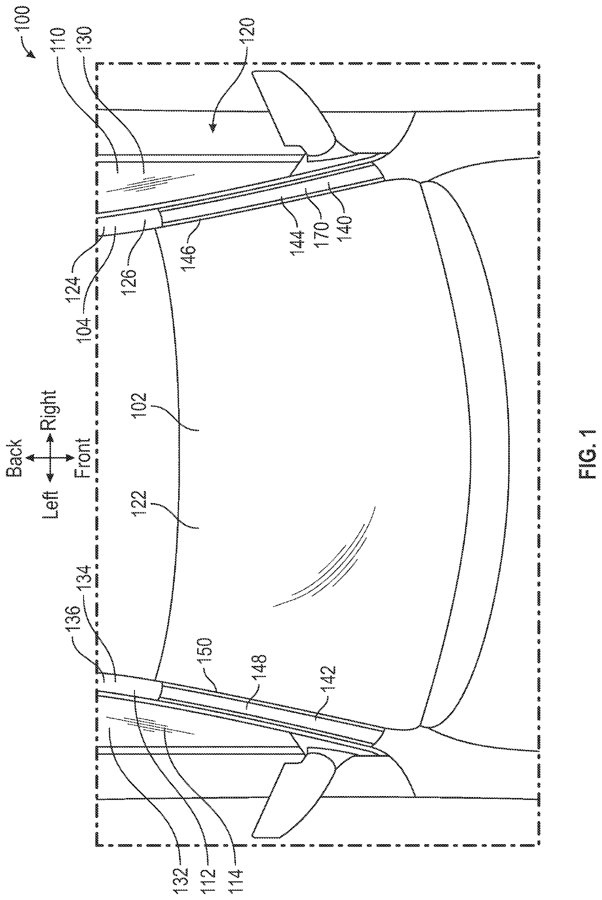 Retractable gutter system for a vehicle