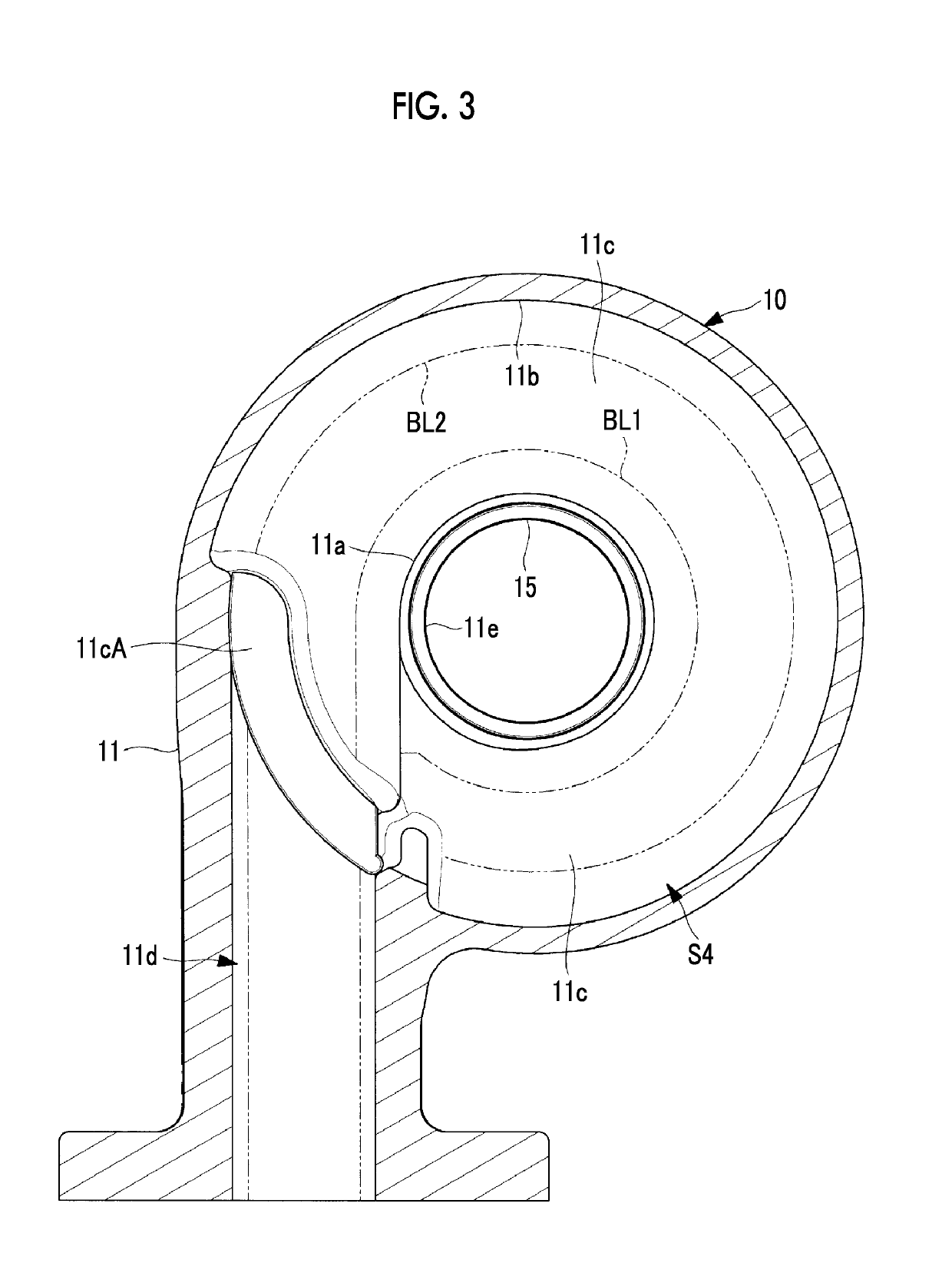 Turbine housing and turbo charger provided with same
