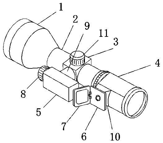 Sighting telescope with infrared function
