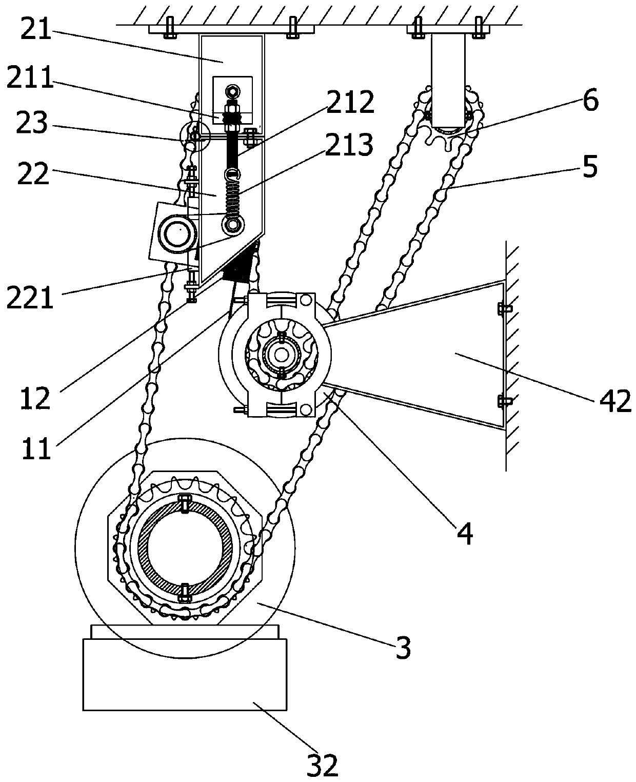 Deslagging scraper device for oven return roller