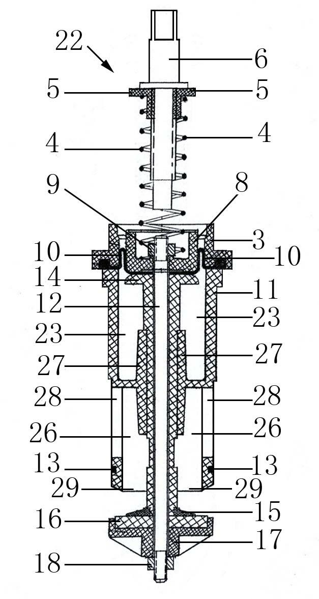 Inclined type pressure regulating valve, manufacturing method and application method