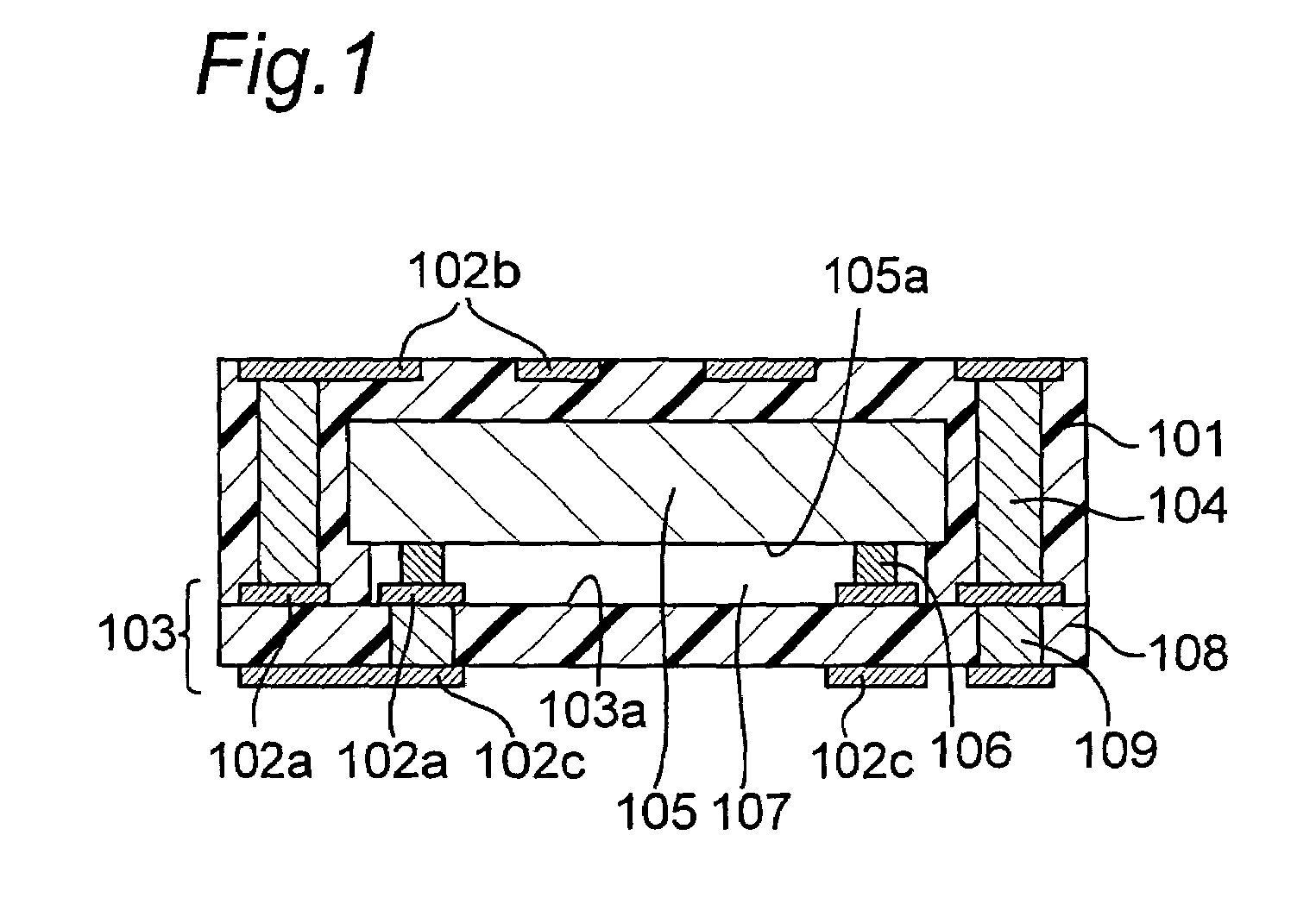 Module with a built-in semiconductor and method for producing the same