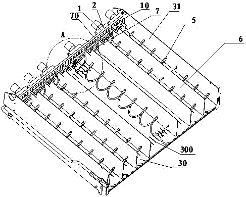 Adjustable cargo conveying mechanism and application method thereof