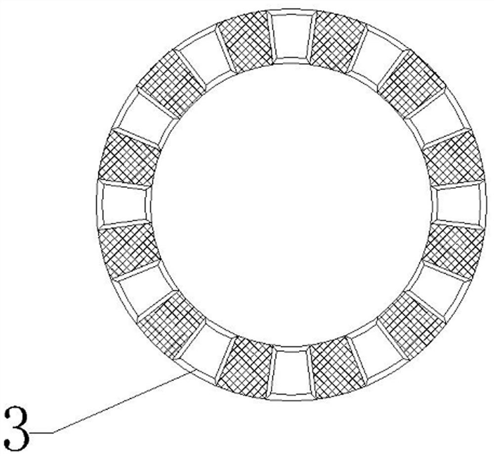 An upward-sloping trapezoidal wave interface device for a three-swirl biomass gasification burner