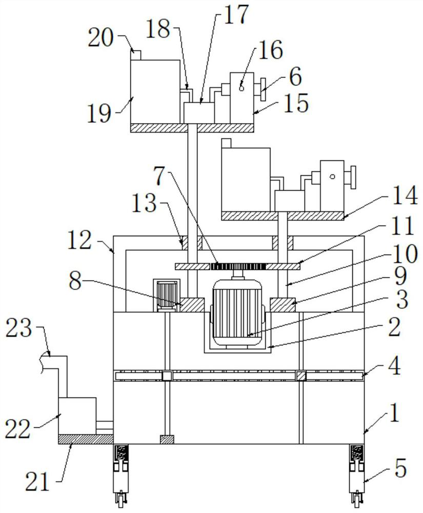 Efficient and environment-friendly agricultural machinery irrigation equipment with uniform spraying and method