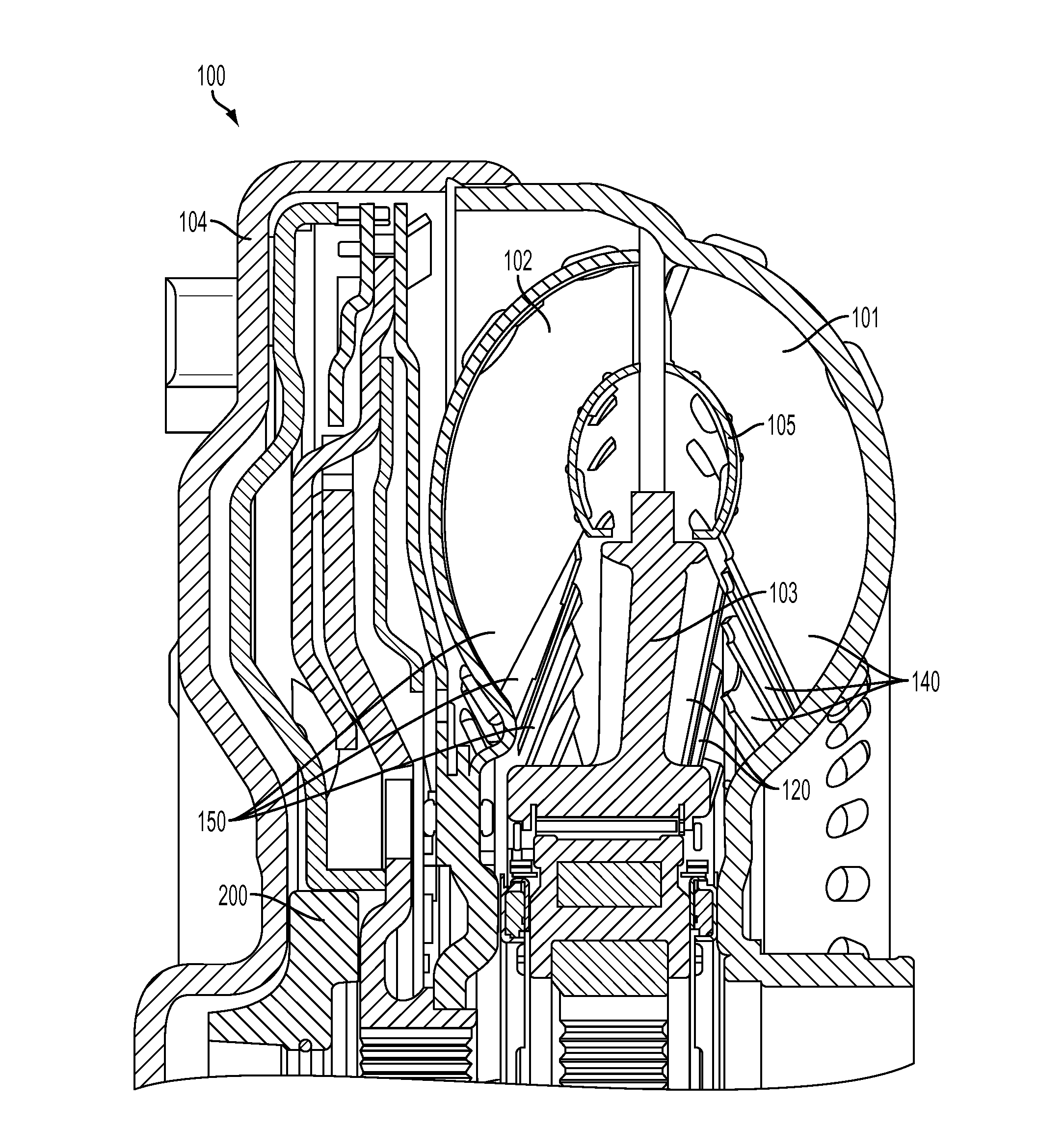 Stator and torque converter containing the same