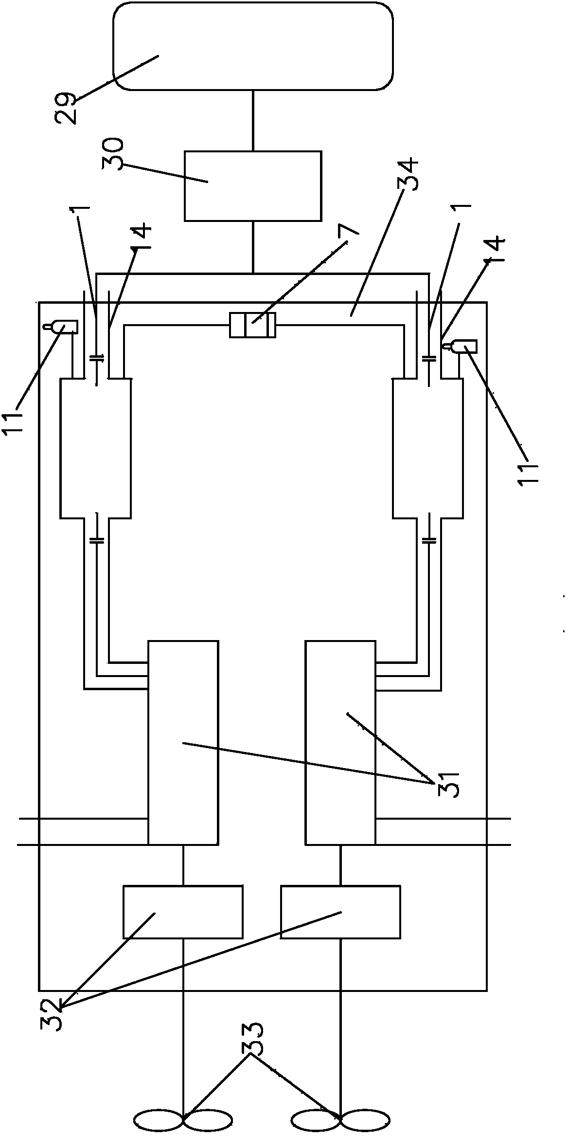 Integrated power control device of liquefied natural gas power ship