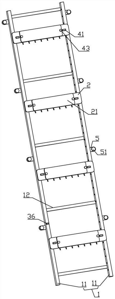 Computer room wire fixing device