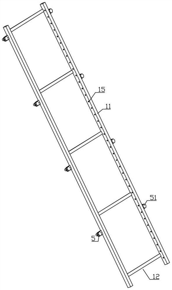 Computer room wire fixing device