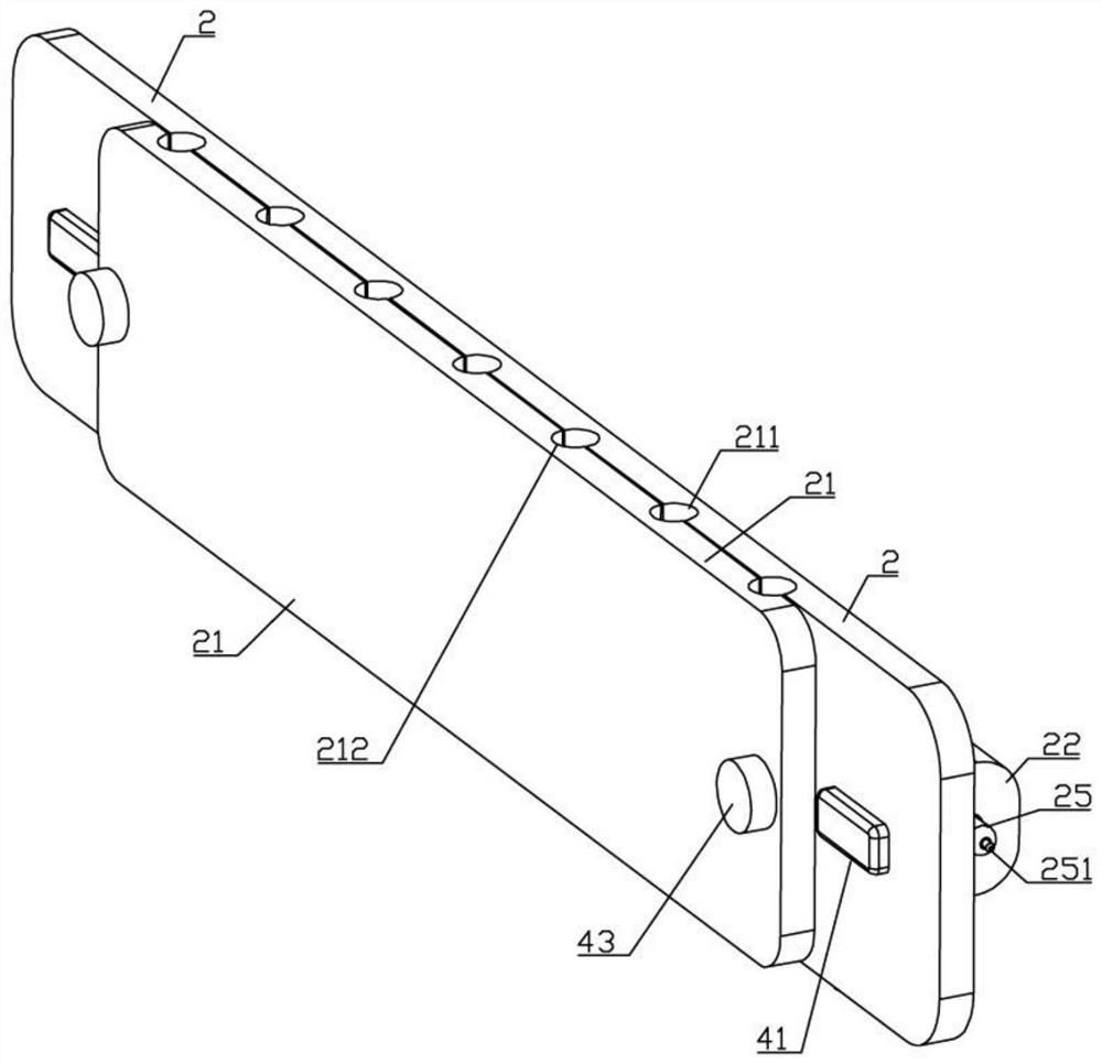 Computer room wire fixing device